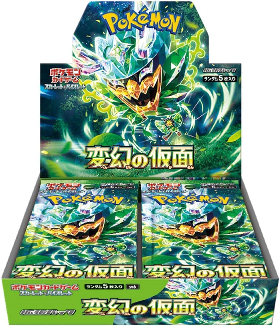 Pokemon TCG 日版朱與紫SV6 補充包「変幻の仮面」 – 皇巢卡店Beehive