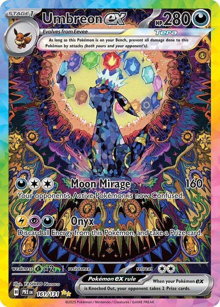 ポケモンカードゲーム　ブラッキーex SIR [PRE EN 161/131] ポケモンカードゲーム ブラッキーex SIR [PRE EN 161/131