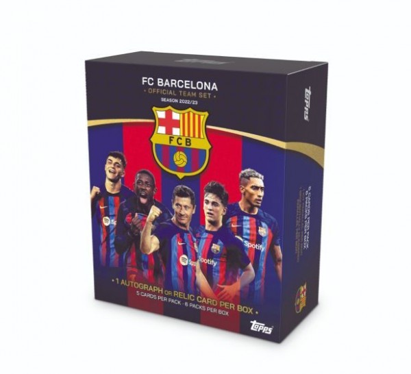 2022-23 Topps FC Barcelona Official Team Set BOX - 皇巢卡店 Beehive Trading Card Shop