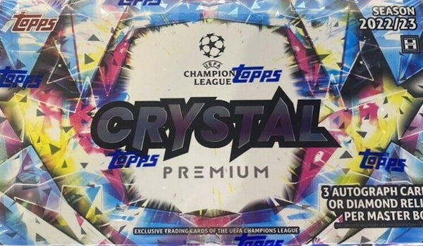 2022-23 Topps Crystal Premium UEFA Champions League Soccer Hobby BOX - 皇巢卡店 Beehive Trading Card Shop