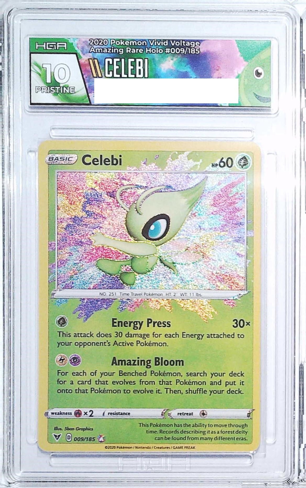 celebi pokemon card amazing rare HGA 10] 2020 Pokemon Vivid Voltage 9 Celebi Amazing Rare Holo – 皇巢卡店Beehive  Trading Card Shop