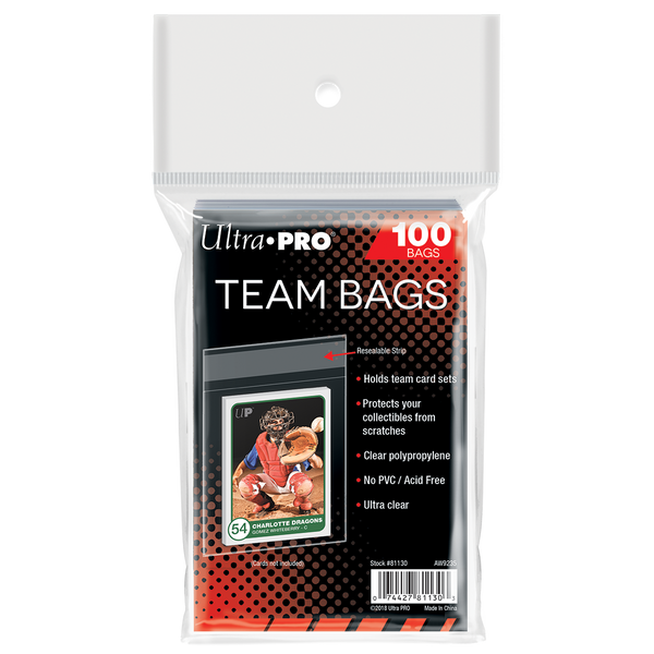 Ultra Pro Team Bags Resealable Sleeves (100ct) – 皇巢卡店 Beehive Trading