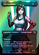 サージ・Foil】(536)■ボーダーレス■《ティファ・ロックハート≫ Surge Foil] FIN 536 Tifa Lockhart (0536 - Borderless Surge