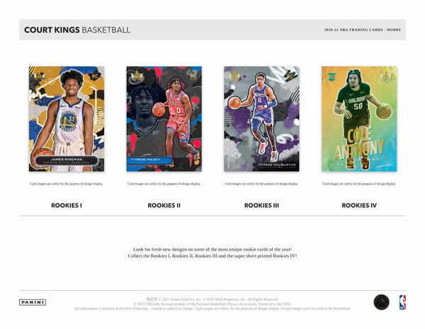 2020-21 Panini Court Kings Basketball Hobby Box - 皇巢卡店 Beehive Trading Card Shop