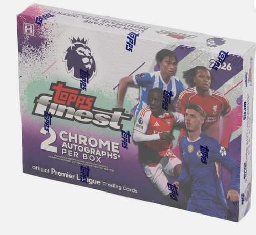 2026 Topps Finest Premier League EPL Soccer - Hobby Box