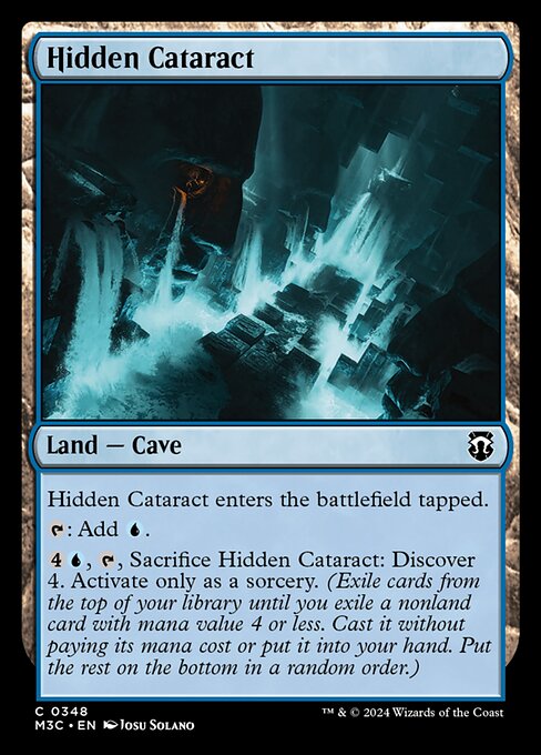 [Foil] M3C 348 Hidden Cataract (Ripple Foil) C