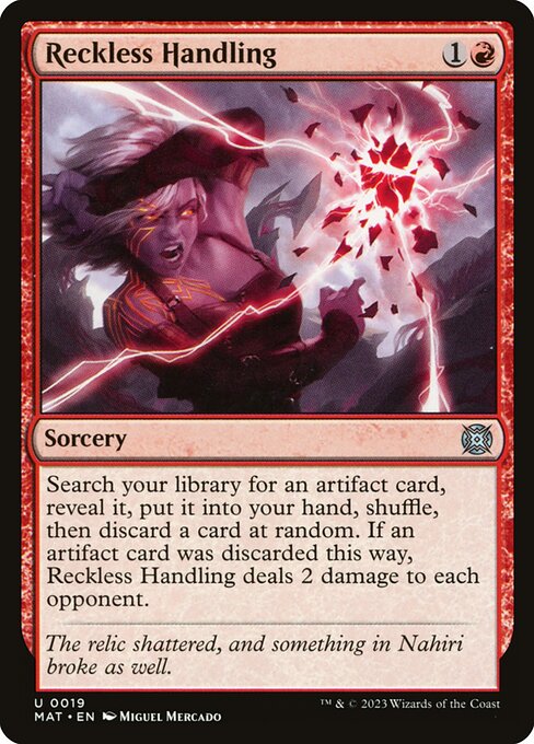MAT 019 Reckless Handling U