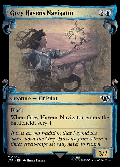 LTR 504 Grey Havens Navigator (0504 - Scroll Showcase) C