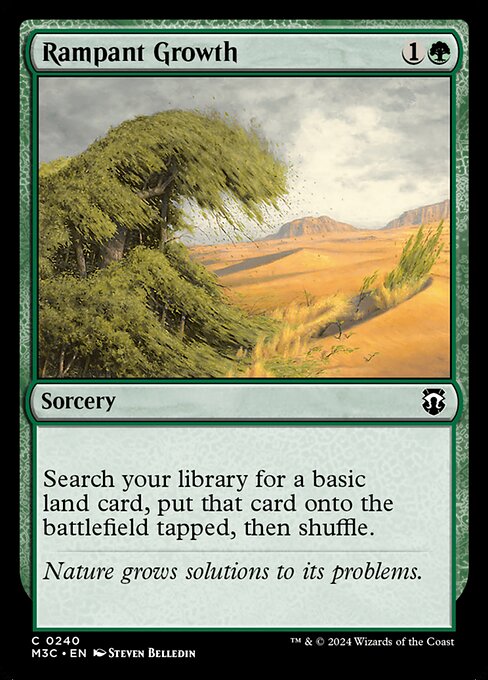 [Foil] M3C 240 Rampant Growth (Ripple Foil) C