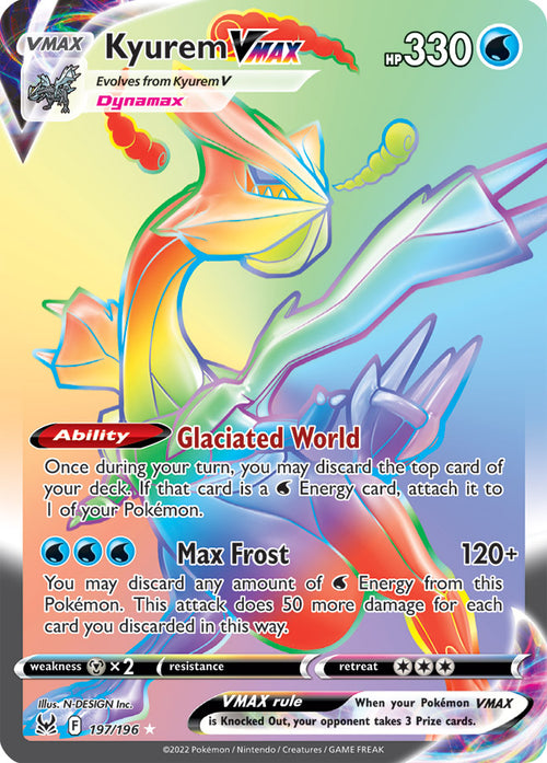 SS11 197/196 KyuremVMAX HR