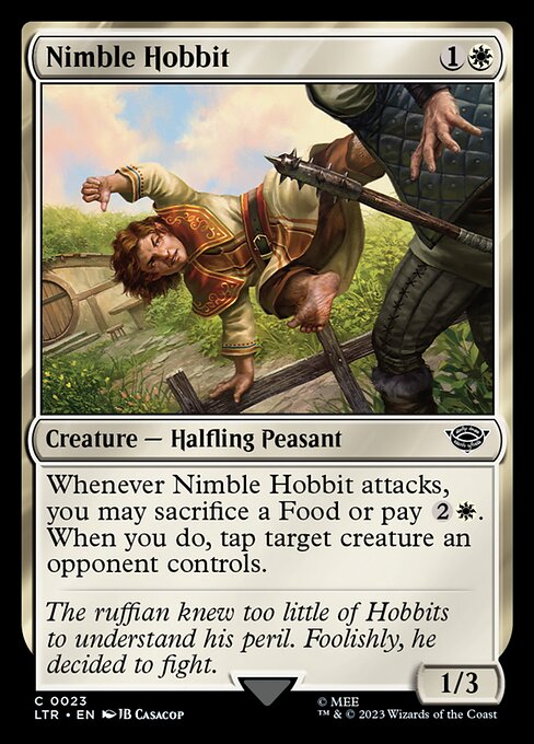 [Foil] LTR 023 Nimble Hobbit C