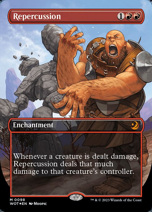 [Foil] WOT 098 Repercussion (0098 - Anime Confetti Foil) M