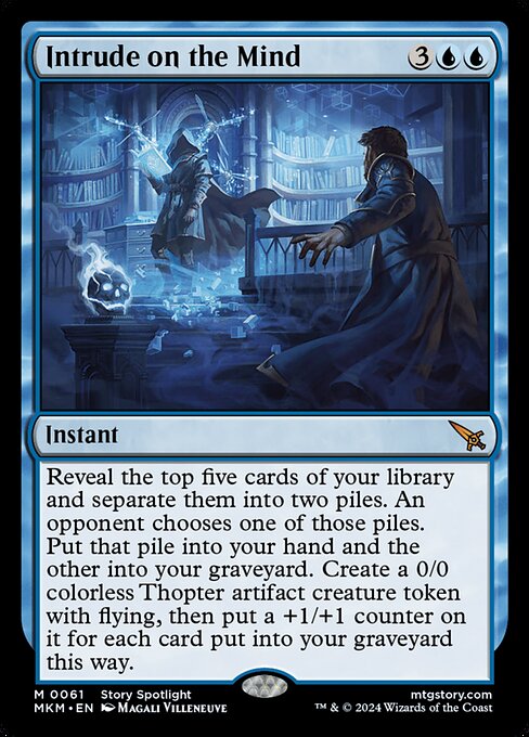 [Foil] MKM 061 Intrude on the Mind M