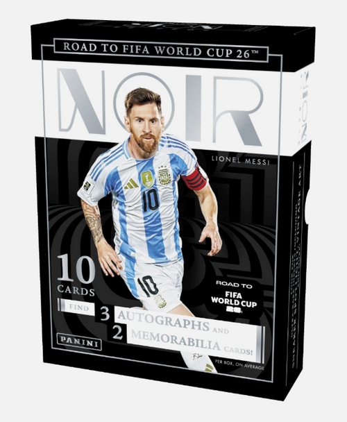 2025-26 Panini Noir Road to FIFA World Cup Soccer - Hobby Box