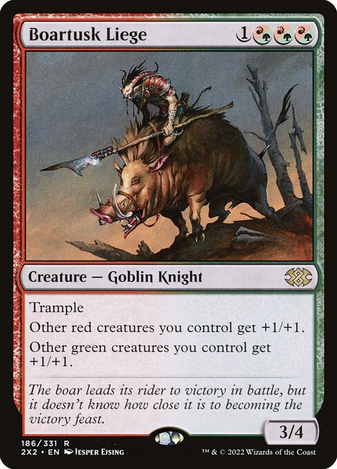 [Foil] 2X2 186 Boartusk Liege R