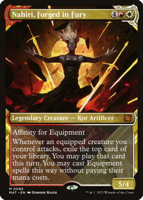 MAT 086 Nahiri, Forged in Fury (Showcase) M