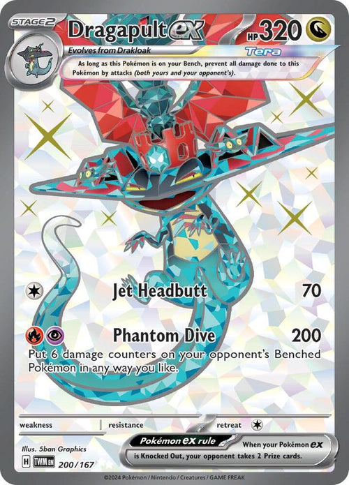 TWM 200/167 Dragapult ex SR