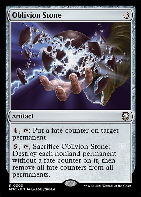 [Foil] M3C 303 Oblivion Stone (Ripple Foil) R