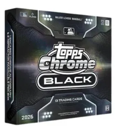 2026 Topps Chrome Black Baseball - Hobby Box