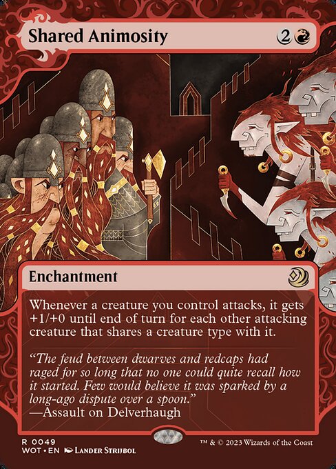 [Foil] WOT 049 Shared Animosity (0049) R