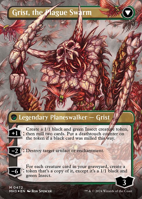 [Foil] MH3 472 Grist, Voracious Larva (0472 - Textured Foil Borderless) M