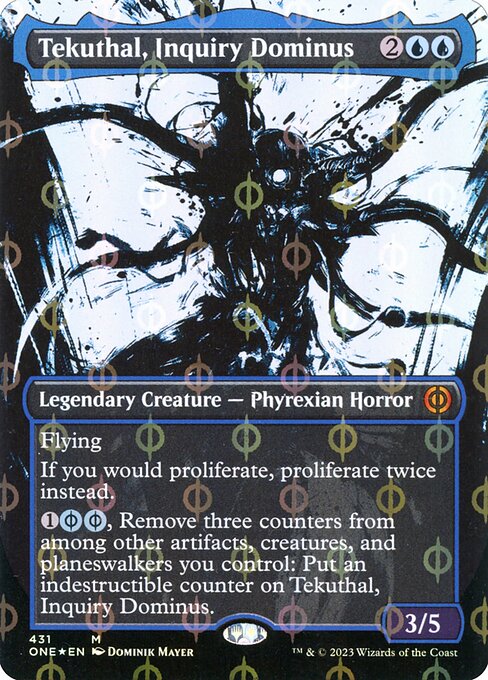 [Foil] ONE 431 Tekuthal, Inquiry Dominus (431 - Step-and-compleat) M