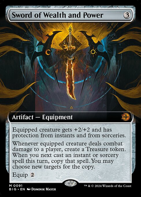 BIG 091 Sword of Wealth and Power (0091 - Extended Art) M