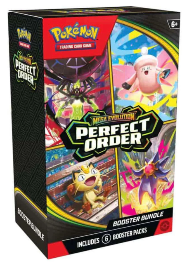 Pokemon TCG English Mega Evolution Perfect Order Booster Bundle