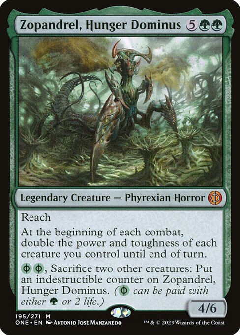 [Foil] ONE 195 Zopandrel, Hunger Dominus M