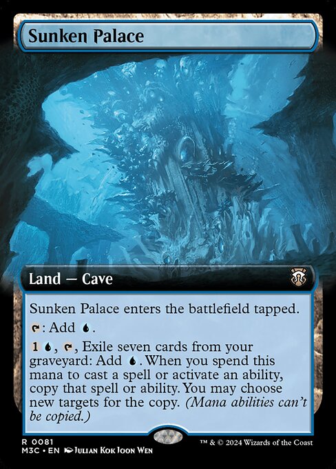 [Foil] M3C 081 Sunken Palace (0081 - Extended Art Ripple Foil) R