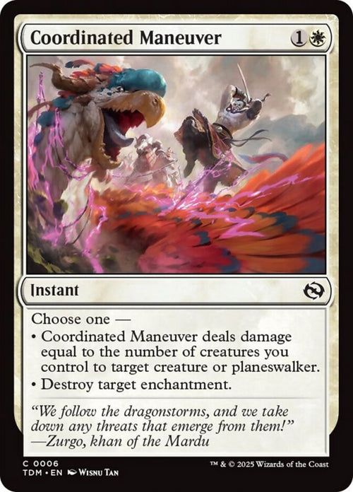 TDM 006 Coordinated Maneuver C