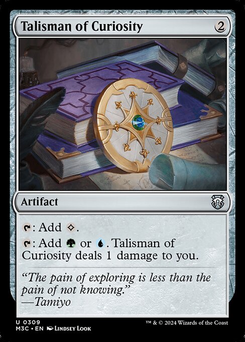 [Foil] M3C 309 Talisman of Curiosity (Ripple Foil) U
