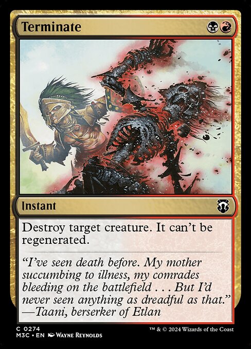 [Foil] M3C 274 Terminate (Ripple Foil) C