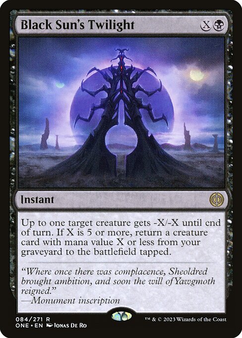 [Foil] ONE 084 Black Sun's Twilight R