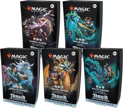 MTG Tarkir: Dragonstorm (TDM) Commander Decks - Set of 5