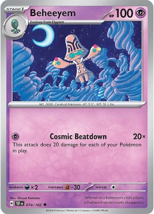 [Reverse Holo] TEF 074/162 Beheeyem U