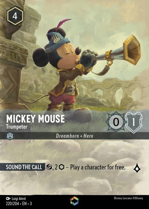 220/204·EN·3 Mickey Mouse - Trumpeter E