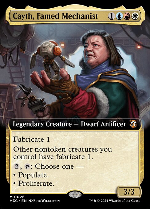 M3C 026 Cayth, Famed Mechanist (0026 - Extended Art) M