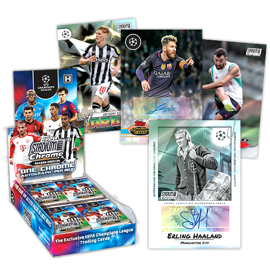 2024 Topps Stadium Club Chrome® UEFA Champions League Hobby Box - 皇巢卡店 Beehive Trading Card Shop