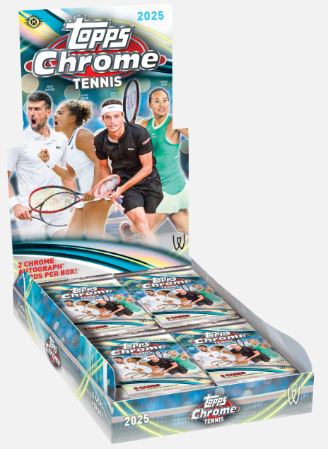 2025 Topps Chrome Tennis - Hobby Box