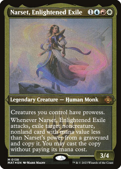 [Foil Etched] MAT 138 Narset, Enlightened Exile (Foil Etched) M