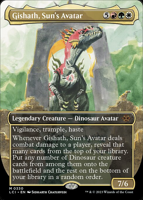 LCI 330 Gishath, Sun's Avatar (0330 - Borderless) M