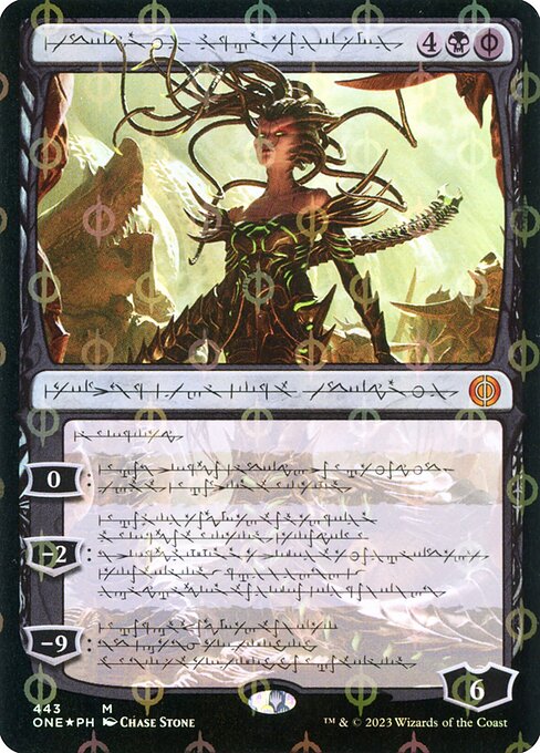 [Foil] ONE 443 Vraska, Betrayal's Sting (443 - Step-and-compleat) M