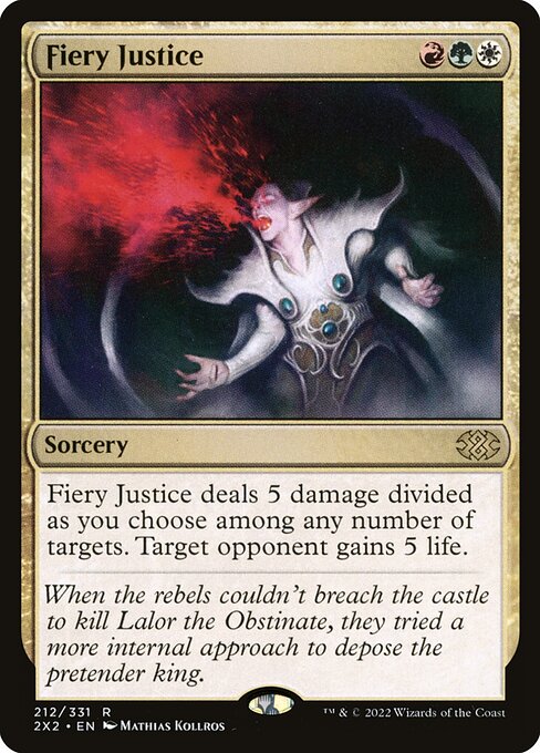 [Foil] 2X2 212 Fiery Justice R