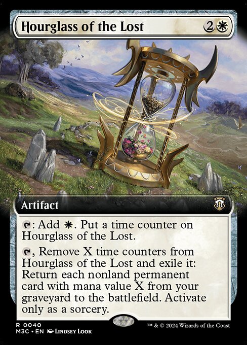 [Foil] M3C 040 Hourglass of the Lost (0040 - Extended Art Ripple Foil) R
