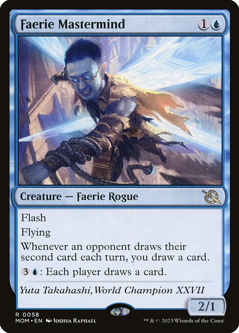 [Foil] MOM 058 Faerie Mastermind R