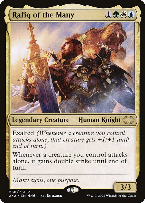[Foil] 2X2 268 Rafiq of the Many R