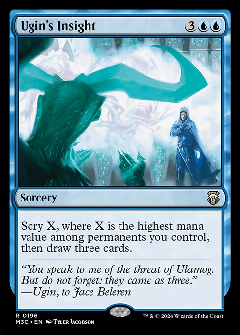 [Foil] M3C 196 Ugin's Insight (Ripple Foil) R