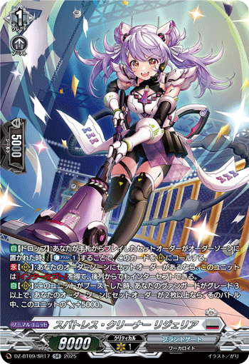DZ-BT09/SR17 スパトレス・クリーナー リジェリア SR