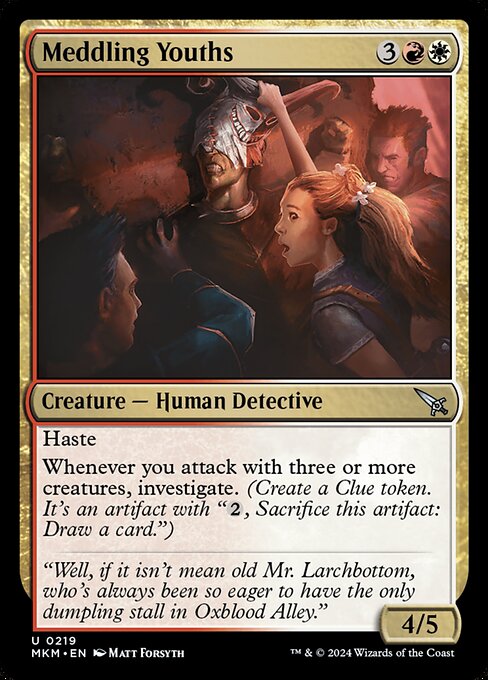 MKM 219 Meddling Youths U